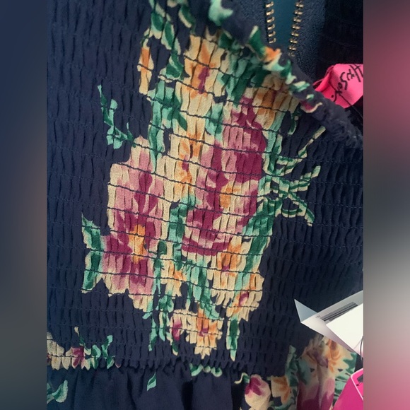 Betsey Johnson VTG Y2K Floral Zip Front Halter Midi Dress NWT Size S - Picture 4 of 9